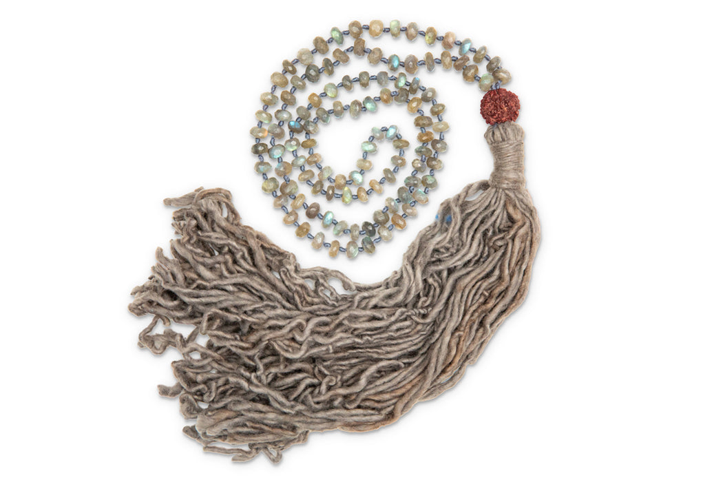 Bennd Labradorite + Harda Mala Necklace