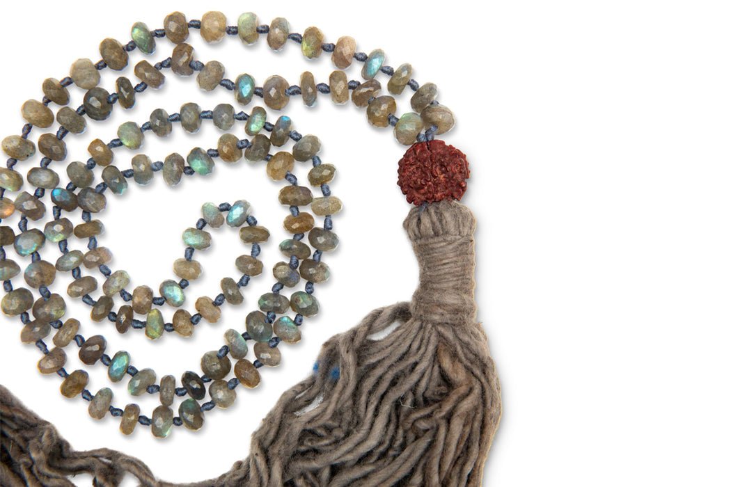 Bennd Labradorite + Harda Mala Necklace