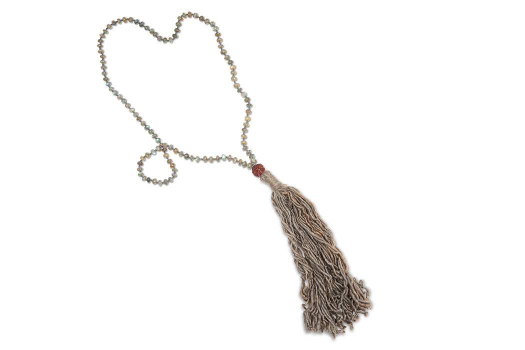 Bennd Labradorite + Harda Mala Necklace